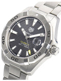 Tag Heuer Aquaracer Calibre 5 Grey Dial Silver Steel Strap Watch for Men - WBD2113.BA0928