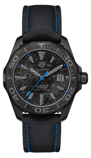 Buy Shop Tag Heuer Aquaracer Carbon Dial Watch for Men - WBD218C.FC6447 USA Online
