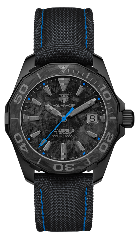 Buy Shop Tag Heuer Aquaracer Carbon Dial Watch for Men - WBD218C.FC6447 USA Online