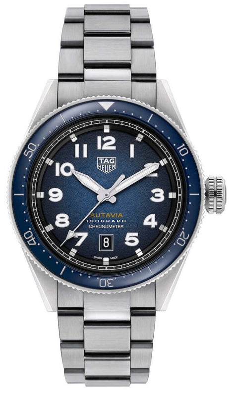 Buy Shop Tag Heuer Autavia Blue Dial Watch for Men - WBE5116.EB0173 USA Online