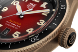 Tag Heuer Autavia Calibre 5 Chinese New Year Maroon Dial Maroon Leather Strap Watch for Men - WBE5193.FC8300