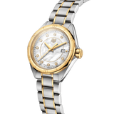 Tag Heuer Formula 1 Diamonds Mother of Pearl White Dial Two Tone Steel Strap Watch for Women - WBJ1421.BB0648