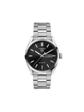 Buy Shop Tag Heuer Carrera Day Date Automatic Black Dial Silver Steel Strap Watch for Men - WBN2010.BA0640 USA Online