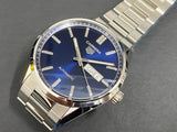 Buy Shop Tag Heuer Carrera Day Date Blue Dial Silver Steel Strap Watch for Women - WBN2012.BA0640 USA Online
