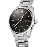 Buy Shop Tag Heuer Carrera Calibre 5 Automatic Black Dial Silver Steel Strap Watch for Men - WAR201C.BA0723 USA Online