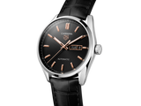 Buy Shop Tag Heuer Carrera Day Date Black Dial Black Leather Strap Watch for Men - WBN2013.FC6503 USA Online