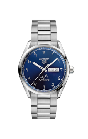 Buy Shop Tag Heuer Carrera Automatic Blue Dial Silver Steel Strap Watch for Men - WBN2016.BA0640 USA Online