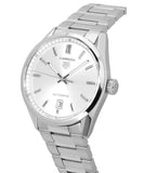 Buy Shop Tag Heuer Carrera Date Silver Dial Silver Steel Strap Watch for Women - WBN2111.BA0639 USA Online