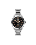 Buy Shop Tag Heuer Carrera Black Dial Silver Steel Strap Watch for Men - WBN2113.BA0639 USA Online