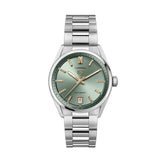 Buy Shop Tag Heuer Carrera Date Automatic 18K Green Dial Silver Steel Strap Watch for Women - WBN2312.BA0001 USA Online