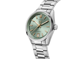 Buy Shop Tag Heuer Carrera Date Automatic 18K Green Dial Silver Steel Strap Watch for Women - WBN2312.BA0001 USA Online