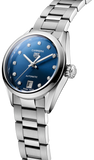 Buy Shop Tag Heuer Carrera Diamonds Blue Dial Silver Steel Strap Watch for Women - WBN2413.BA0621 USA Online