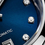 Buy Shop Tag Heuer Carrera Diamonds Blue Dial Silver Steel Strap Watch for Women - WBN2413.BA0621 USA Online