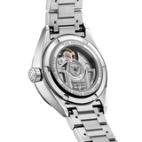 Buy Shop Tag Heuer Carrera Date Diamonds Mother of Pearl Dial Silver Steel Strap Watch for Women - WBN2414.BA0621 USA Online