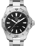 Buy Shop Tag Heuer Aquaracer Professional 200 Quartz Black Dial Silver Steel Strap Watch for Men - WBP1110.BA0627 USA Online