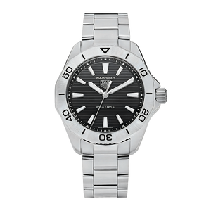 Buy Shop Tag Heuer Aquaracer Professional 200 Quartz Black Dial Silver Steel Strap Watch for Men - WBP1110.BA0627 USA Online