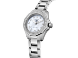 Buy Shop Tag Heuer Aquaracer Professional 200 Quartz Diamond Mother of Pearl Dial Silver Steel Strap Watch for Women - WBP1417.BA0622 USA Online