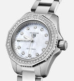 Buy Shop Tag Heuer Aquaracer Professional 200 Quartz Diamond Mother of Pearl Dial Silver Steel Strap Watch for Women - WBP1417.BA0622 USA Online