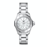 Buy Shop Tag Heuer Aquaracer Professional 200 Quartz Mother of Pearl Dial Silver Steel Strap Watch for Women - WBP1418.BA0622 USA Online
