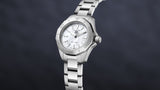 Buy Shop Tag Heuer Aquaracer Professional 200 Quartz Mother of Pearl Dial Silver Steel Strap Watch for Women - WBP1418.BA0622 USA Online