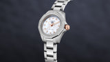 Buy Shop Tag Heuer Aquaracer Professional 200 Quartz Diamonds Mother of Pearl Dial Silver Steel Strap Watch for Women - WBP1451.BA0622 USA Online