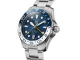 Buy Shop Tag Heuer Aquaracer Professional 300 GMT Automatic Blue Dial Silver Steel Strap Watch for Men - WBP2010.BA0632 USA Online
