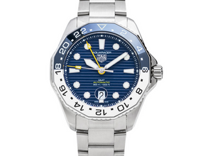 Buy Shop Tag Heuer Aquaracer Professional 300 GMT Automatic Blue Dial Silver Steel Strap Watch for Men - WBP2010.BA0632 USA Online