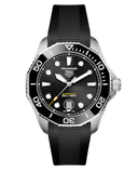 Buy Shop Tag Heuer Aquaracer Professional 300 Automatic Black Dial Black Rubber Strap Watch for Men - WBP201A.FT6197 USA Online