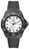Buy Shop Tag Heuer Aquaracer Professional 300 Automatic White Dial Black Rubber Strap Watch for Men - WBP201D.FT6197 USA Online