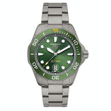 Buy Shop Tag Heuer Aquaracer Professional 300 Automatic Green Dial Silver Steel Strap Watch for Men - WBP208B.BF0631 USA Online