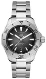 Buy Shop Tag Heuer Aquaracer Professional 200 Automatic Black Dial Silver Steel Strap Watch for Men - WBP2110.BA0627 USA Online
