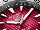 Buy Shop Tag Heuer Aquaracer Professional 200 Automatic Red Dial Silver Steel Strap Watch for Men - WBP2114.BA0627 USA Online