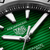 Buy Shop Tag Heuer Aquaracer Professional 200 Automatic Green Dial Silver Steel Strap Watch for Men - WBP2115.BA0627 USA Online