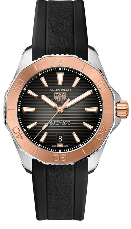 Buy Shop Tag Heuer Aquaracer Professional 200 Automatic Black Dial Black Rubber Strap Watch for Men - WBP2151.FT6199 USA Online