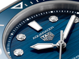 Buy Shop Tag Heuer Aquaracer Professional 300 Automatic Diamonds Blue Dial Silver Steel Strap Watch for Women - WBP231B.BA0618 USA Online