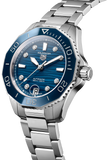 Buy Shop Tag Heuer Aquaracer Professional 300 Automatic Diamonds Blue Dial Silver Steel Strap Watch for Women - WBP231B.BA0618 USA Online