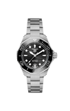Buy Shop Tag Heuer Aquaracer Professional 300 Automatic Black Dial Silver Steel Strap Watch for Women - WBP231D.BA0626 USA Online
