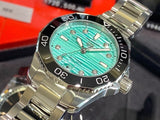 Buy Shop Tag Heuer Aquaracer Professional 300 Automatic Diamonds Green Dial Silver Steel Strap Watch for Women - WBP231K.BA0618 USA Online