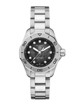 Buy Shop Tag Heuer Aquaracer Professional 200 Automatic Black Dial Silver Steel Strap Watch for Men - WBP2410.BA0622 USA Online