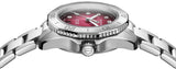 Buy Shop Tag Heuer Aquaracer Professional 200 Automatic Diamond Ruby Red Dial Silver Steel Strap Watch for Women - WBP2414.BA0622 USA Online