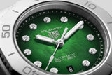 Buy Shop Tag Heuer Aquaracer Professional 200 Automatic Diamond Green Dial Silver Steel Strap Watch for Women - WBP2415.BA0622 USA Online