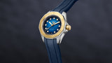 Buy Shop Tag Heuer Aquaracer Professional 200 Automatic Diamonds Blue Dial Blue Rubber Strap Watch for Women - WBP2450.FT6215 USA Online