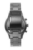 Buy Shop Fossil Retro Pilot Chronograph Black Dial Grey Steel Strap Watch for Men - FS5834 USA Online