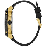 Buy Shop Guess Navigator Chronograph Black Dial Black Rubber Strap Watch for Men - GW0264G3 USA Online