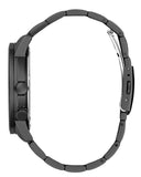 Buy Shop Guess Track Black Dial Black Steel Strap Watch for Men - GW0426G3 USA Online