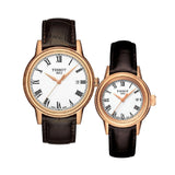 Buy Shop Tissot T Classic Carson White Dial Brown Leather Strap Watch For Men - T085.410.36.013.00 USA Online
