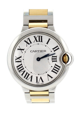 Buy Shop Cartier Ballon Bleu Silver Dial Two Tone Steel Strap Watch for Unisex Watch - W69008Z3 USA Online