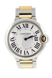 Buy Shop Cartier Ballon Bleu Silver Dial Two Tone Steel Strap Watch for Unisex Watch - W69008Z3 USA Online