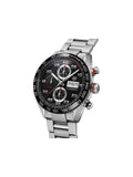 Buy Shop Tag Heuer Carrera Chronograph Black Dial Silver Steel Strap Watch for Men - CBN2A1AA.BA0643 USA Online