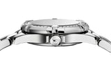 Buy Shop Tag Heuer Aquaracer Quartz Diamonds Black Dial Silver Steel Strap Watch for Women - WAY131P.BA0748 USA Online